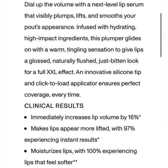 NIB Morphe Make It Big XXL Lip Plumping Serum 💋 - Picture 5 of 5